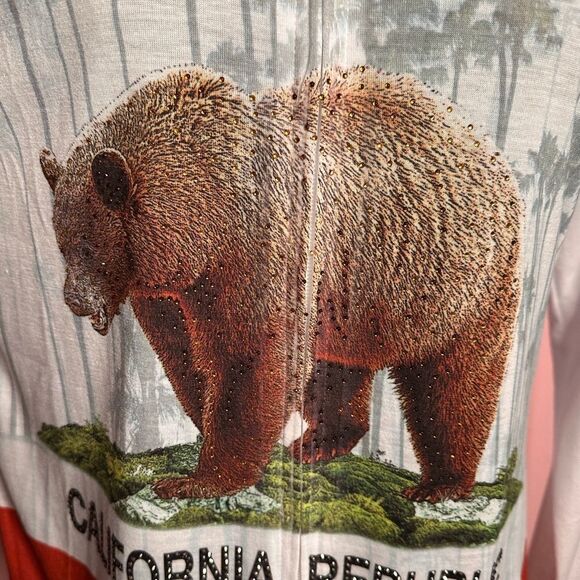 California Republic Hoodie NWOT Size M - Picture 3 of 4